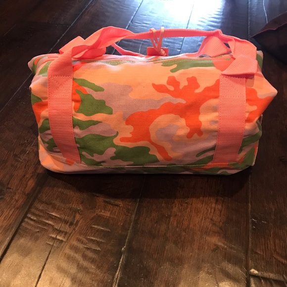 Neiman Marcus large convertible pink camo tote bags - Picture 2 of 5